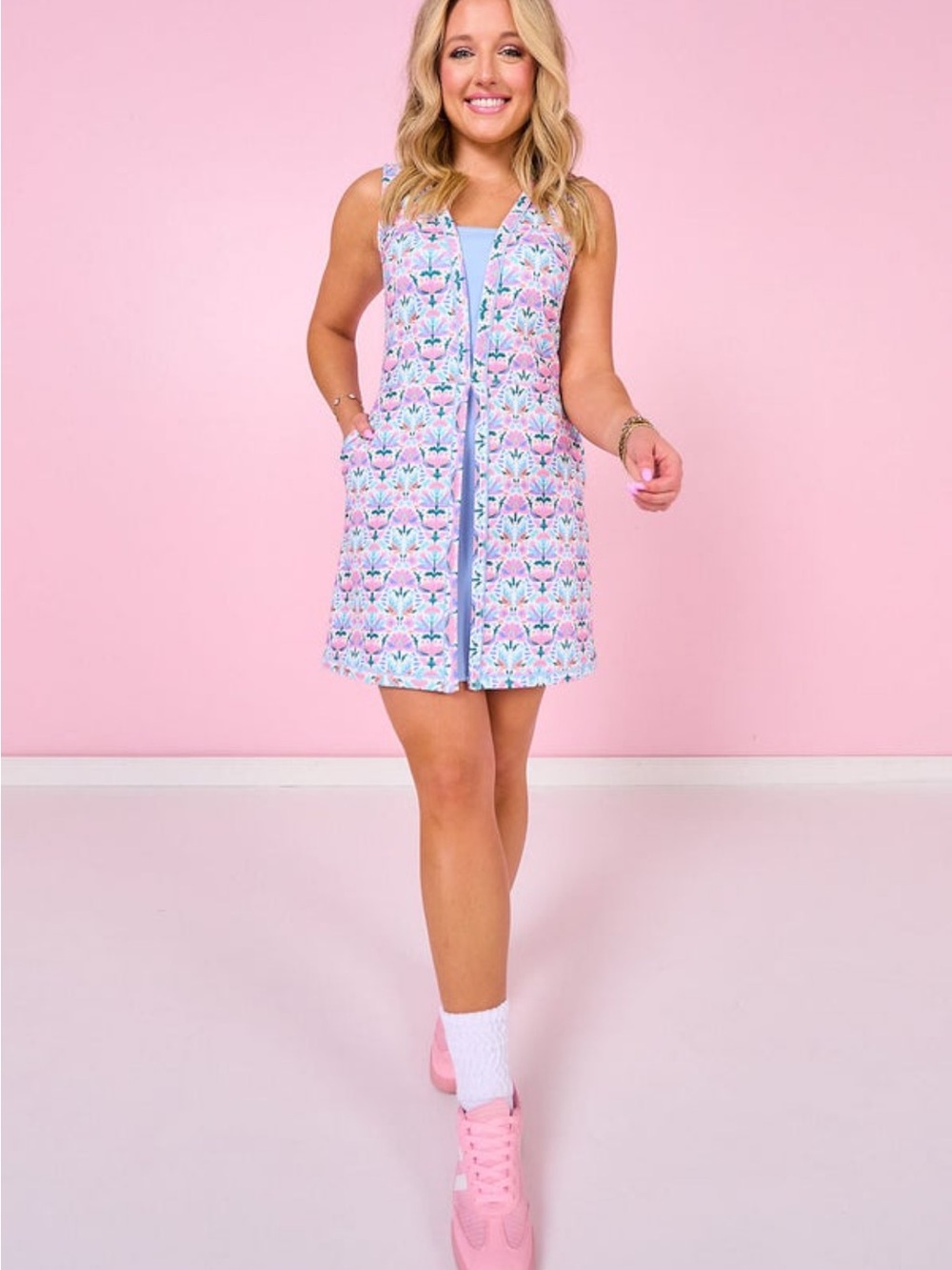 SSYS Boho Blooms Scuba Romper dress - Picture 3 of 3